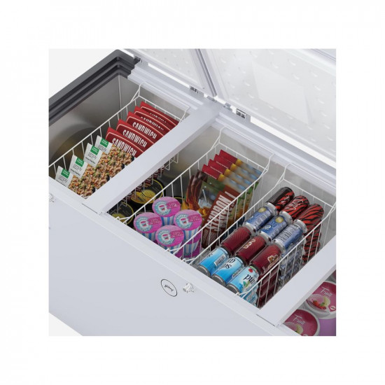 Godrej 600 L Triple Door Convertible Deep Freezer (DH EPenta 625D 41 CMFH3M Rw, White, Pentacool Technology)
