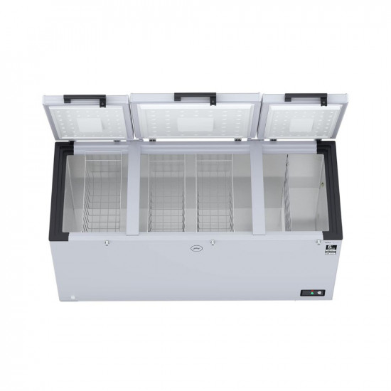 Godrej 600 L Triple Door Convertible Deep Freezer (DH EPenta 625D 41 CMFH3M Rw, White, Pentacool Technology)