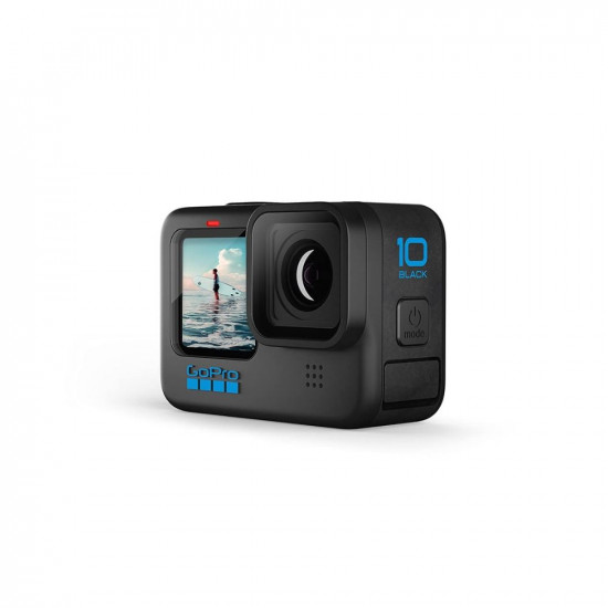 GoPro HERO10 Black Waterproof Action Camera with Touch Screen 5K Ultra HD Video 23MP Photos 1080p Optical Zoom 1x Live Streaming Stabilization