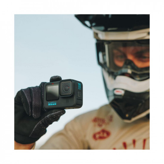 GoPro HERO11 Waterproof Action Camera with Front + Rear LCD Screens, 5.3K60 Ultra HD Video, HyperSmooth Resolution,1080p Live Streaming with Enduro Battery