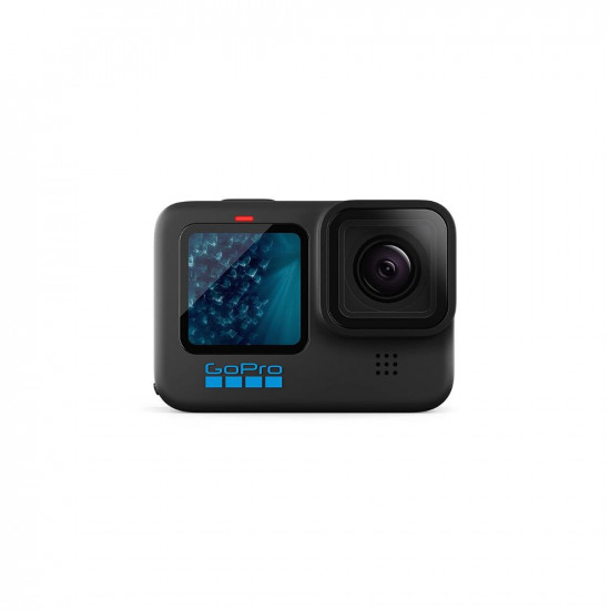 GoPro HERO11 Waterproof Action Camera with Front + Rear LCD Screens, 5.3K60 Ultra HD Video, HyperSmooth Resolution,1080p Live Streaming with Enduro Battery