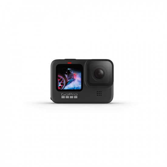 GoPro HERO9 - Waterproof Sports Camera with Front LCD Screen & Rear Touch Screen,5K Ultra HD Video,20MP Photos,1080p Live Streaming, Stabilization-Black