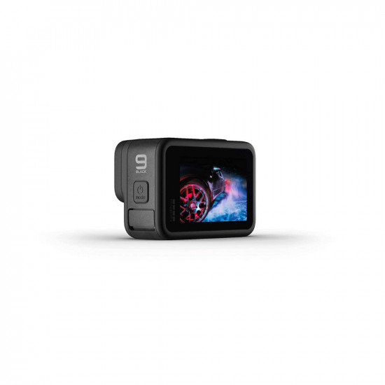 GoPro HERO9 Black Waterproof Digital Action Camera with Touch Screen 5K Ultra HD Video 20MP Photos 1080p Live Streaming Stabilization, Dual Screen