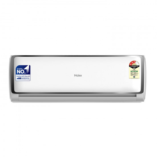 Haier 16 Ton 3 Star Fixed Speed Split AC Copper Anti bactreial filter 2023 Model HSU19T-TXS3BE-FS White