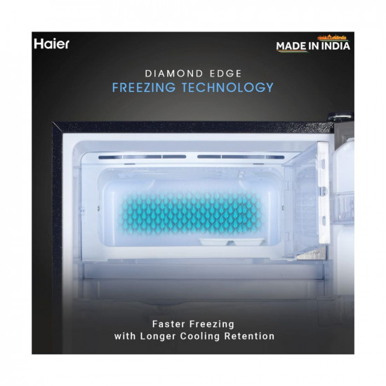 Haier 185 L 2 Star Direct Cool Single Door Refrigerator (2023 Model, HED-19TGG-N, Holyleaf Glass)
