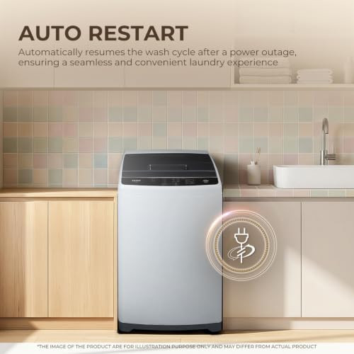 Haier 6 kg Fully Automatic Top Load Washing Machine HWM60-AEN moonlight Grey - product image 3