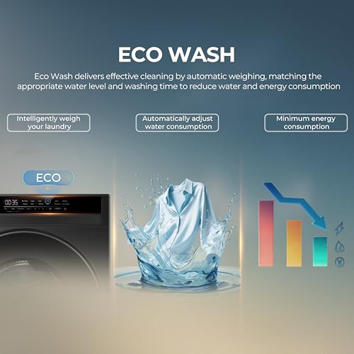Haier 7 kg Fully Automatic Front Load Washing Machine EFL70-IM12F3BKU1 Black - product image 4