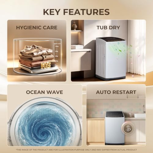 Haier 7 kg Fully Automatic Top Load Washing Machine HWM70-AEN moonlight Grey - product image 2