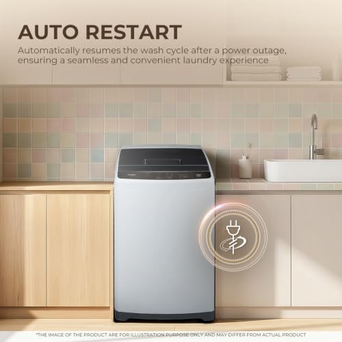 Haier 7 kg Fully Automatic Top Load Washing Machine HWM70-AEN moonlight Grey - product image 3