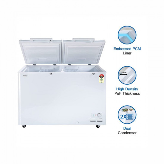 Haier HFC 500DM5 5 star rating double door hard top model