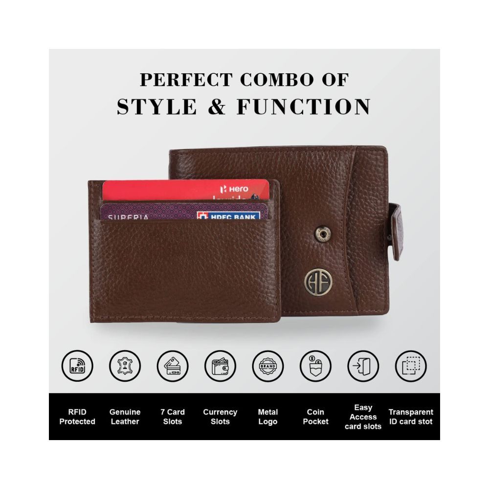 HAMMONDS FLYCATCHER Leather Men wallet(brown)