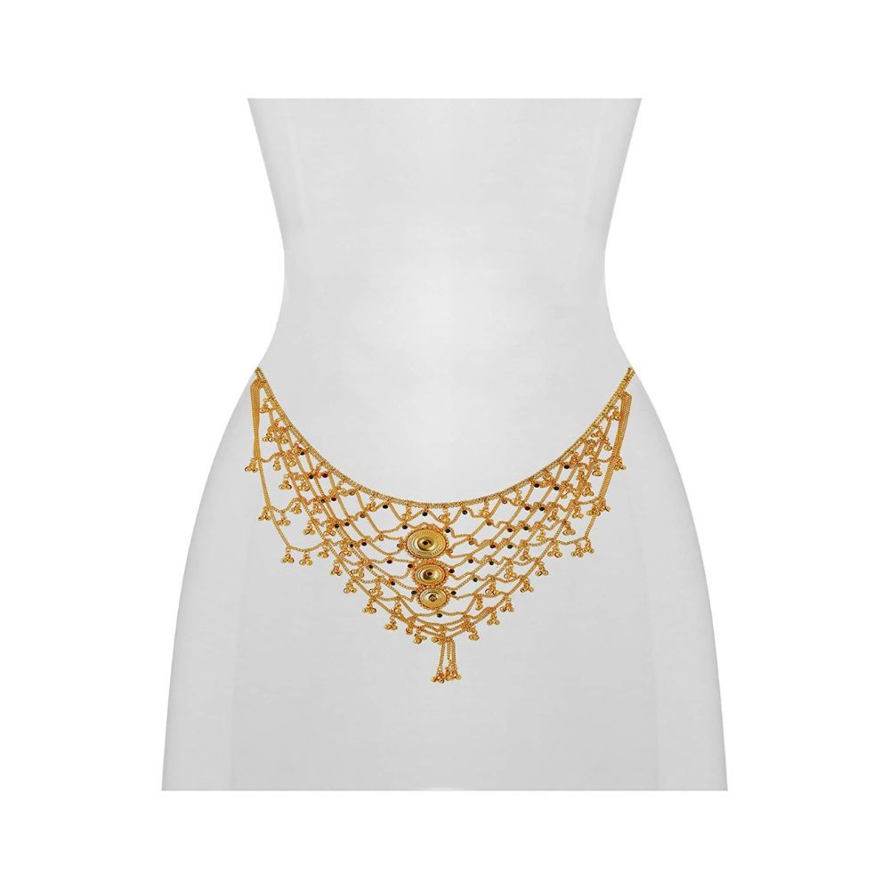 Handicraft Kottage 1 Gram Gold Plated Bridal Belly Chain (Kamarband) for Wedding