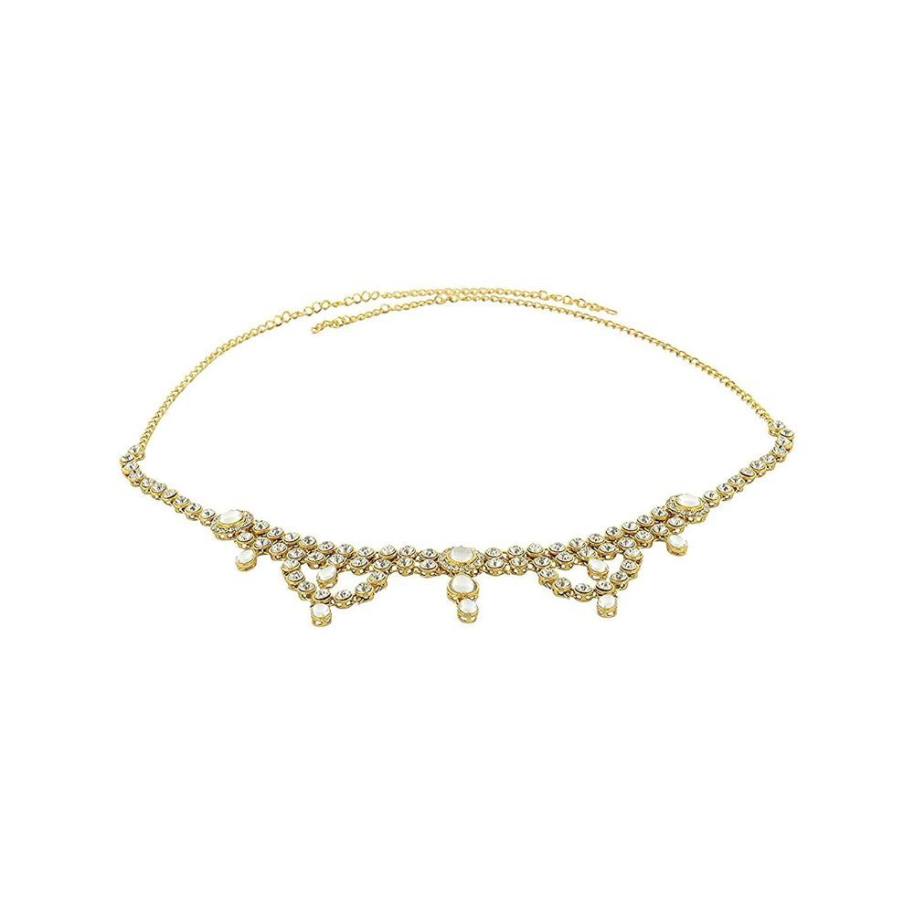 Handicraft Kottage Gold Metal Belly Chain for Women