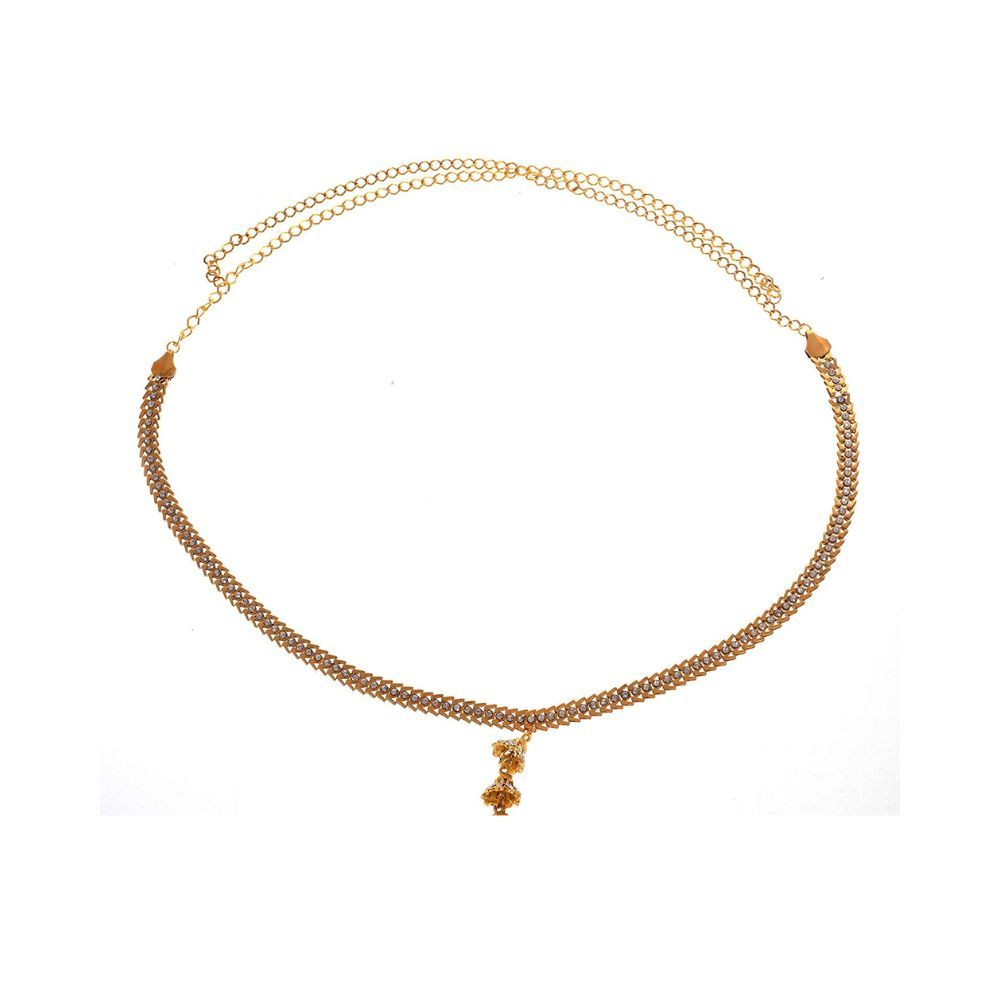 Handicraft Kottage Gold Plated Belly Chain for Women (Golden) (HK-BellyChains-03)