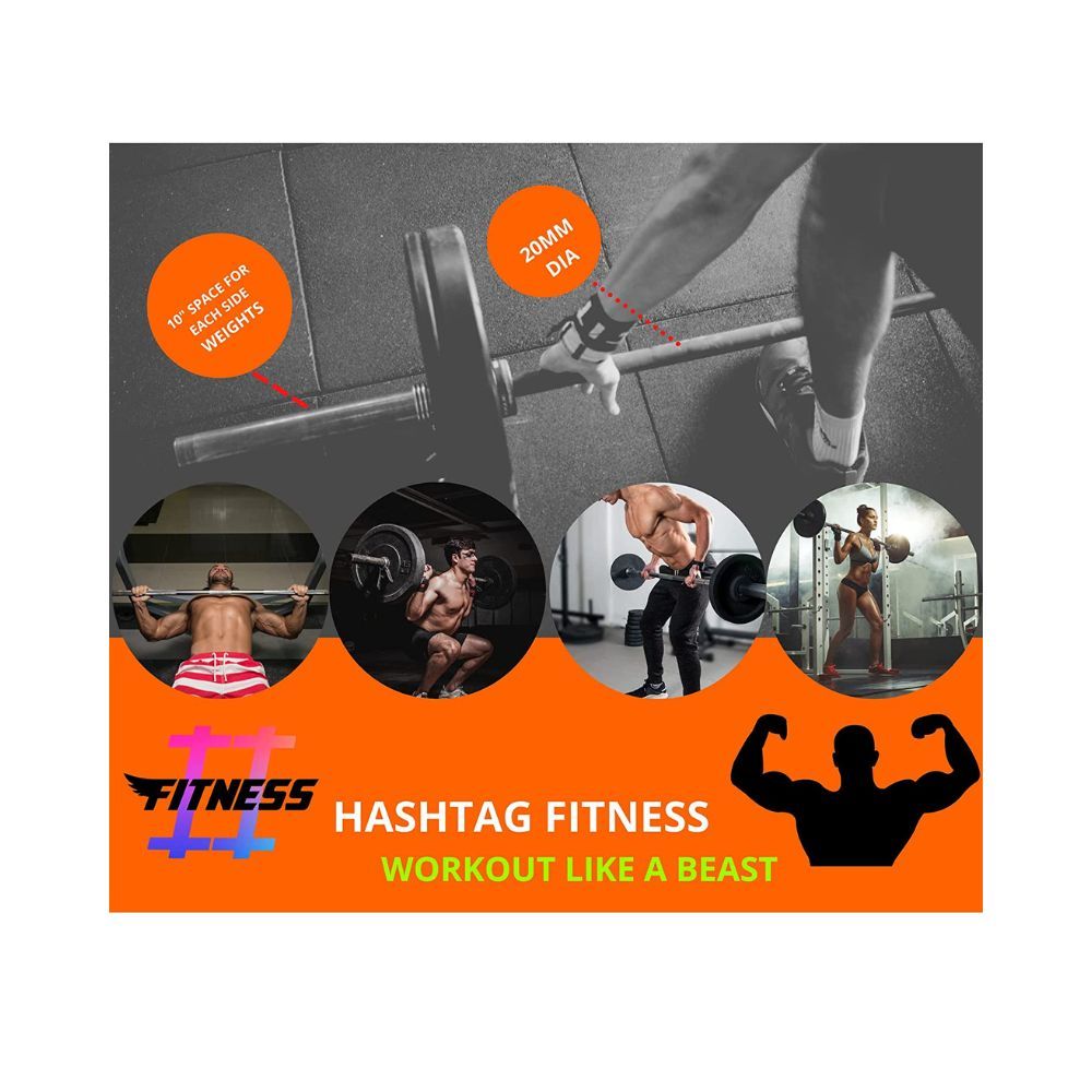 Hashtag Fitness Home Gym Set 30kg dumbles Set for Home Gym & Fitness  Equipment