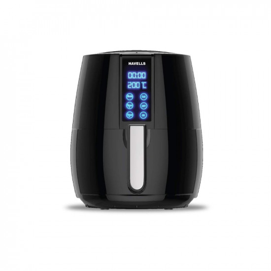 Havells Air Fryer Prolife Digi with 4L Capacity  Digital Touch Panel  Auto OnOff  60 Min Timer  Basket Release Button  Air Filtration System  2 Yr Warranty Black