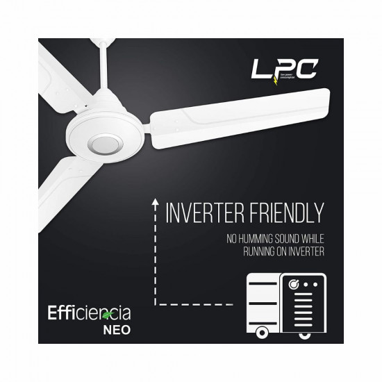 Havells Efficiencia Neo 1200mm BLDC Motor with remote Ceiling Fan Elegant White