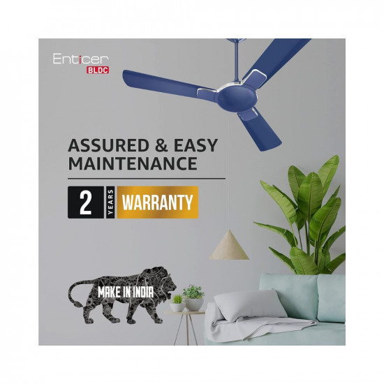 Havells Enticer Decorative Bldc 1200Mm Energy Saving With Remote Control 5 Stars Ceiling Fan