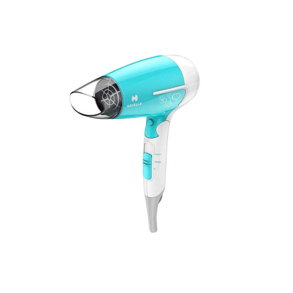 Havells HD3151 1200 Watts Foldable Hair Dryer; 3 Heat (Hot/Cool/Warm) Settings including Cool Shot button