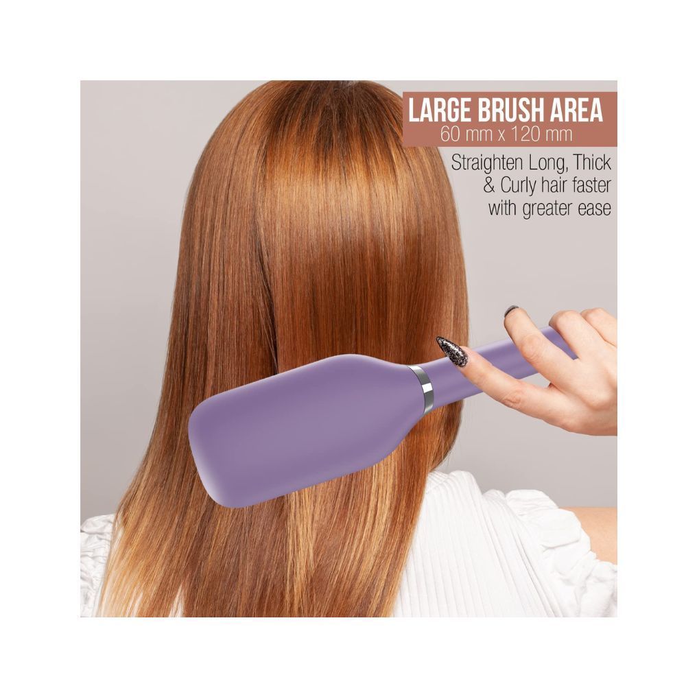 Havells HS4201 50 Watts Keratin Infused Hair Straightening Brush with Temperature Control