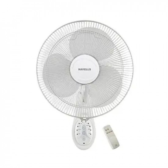 Havells Platina with Remote 400mm Wall Fan (White)