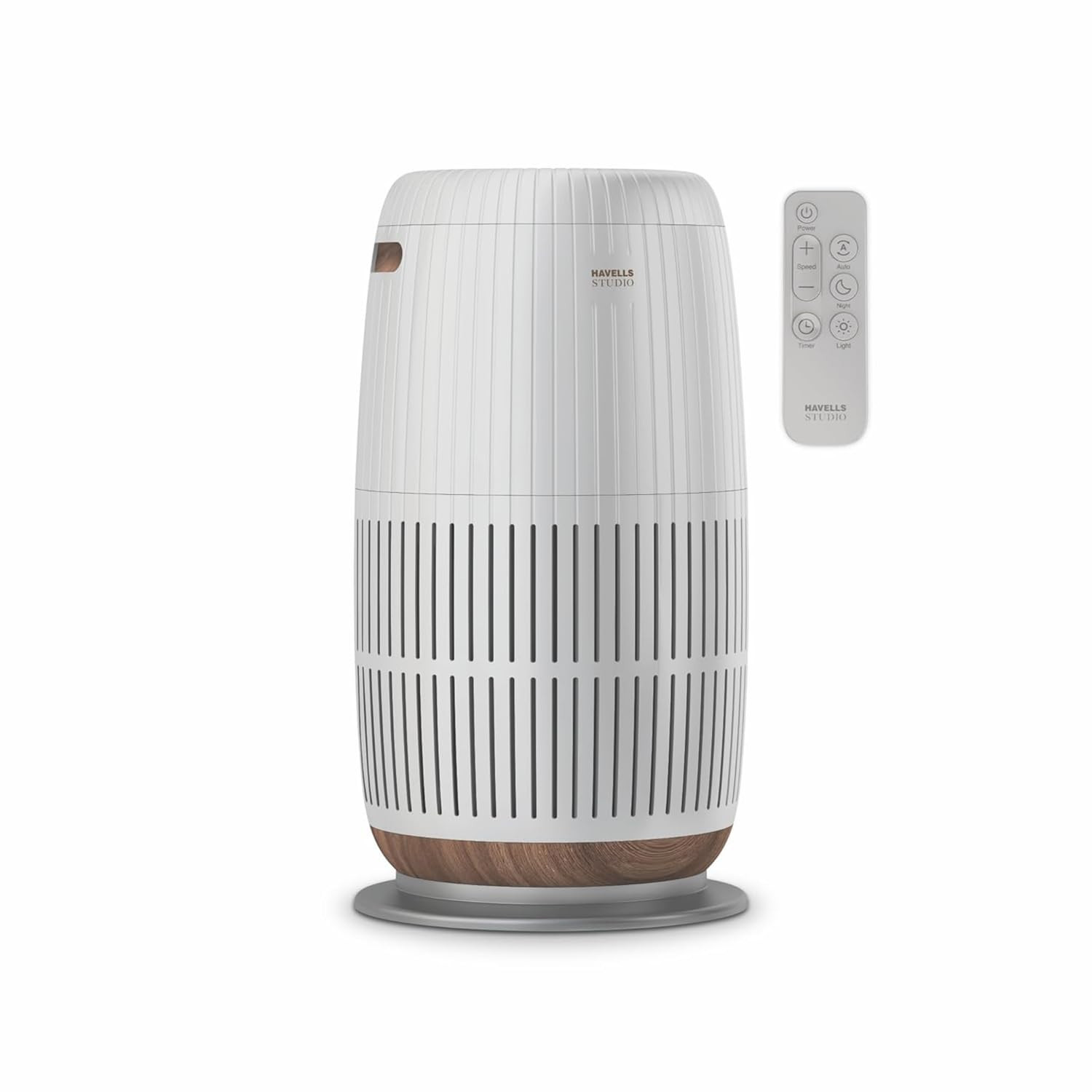Havells Studio New Launch Air Purifier for HomeAQI DisplayRemote ControlCovers 377sqftH14 HEPA FilterWiFi AppVoice ControlSpaceTech Purification Removes 9998PM25 6 stages-360deg filtration