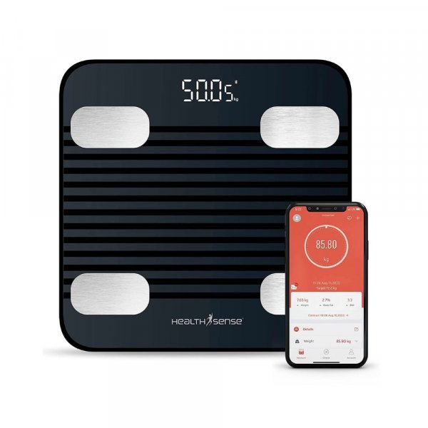 HealthSense Bluetooth BMI Weight Machine for Body Weight