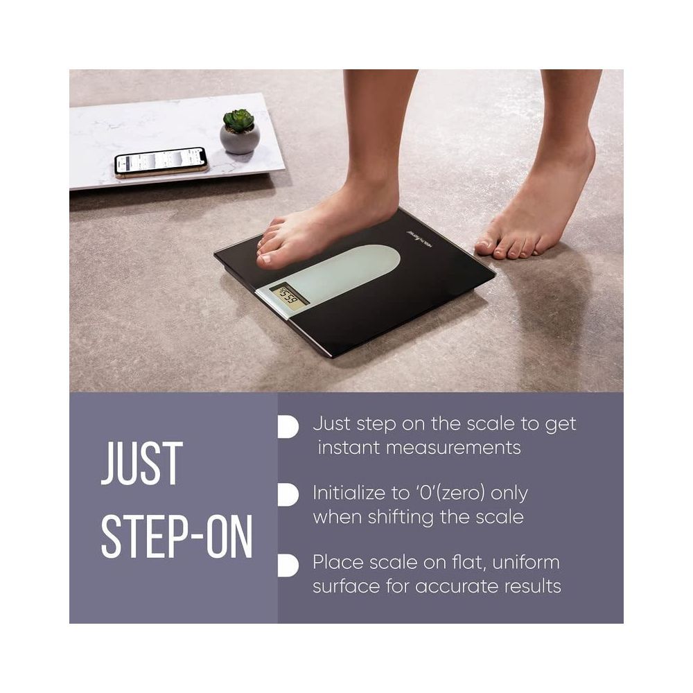 HealthSense Digital Weight Machine for Body Weight
