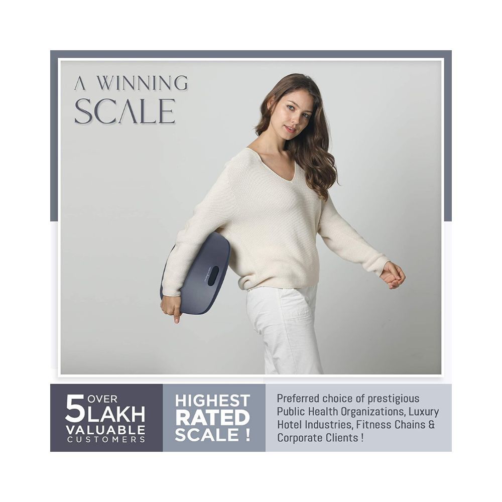 HealthSense Weight Machine for Body Weight, Digital Weighing Scale