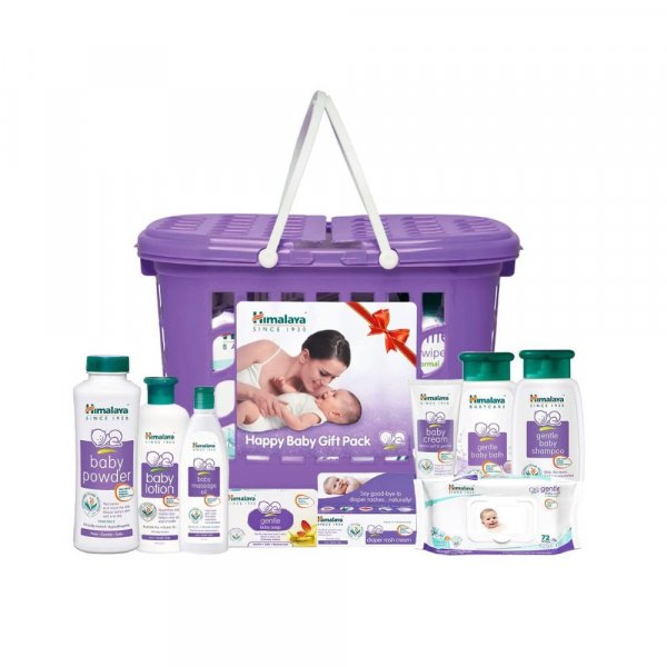 Himalaya Baby Basket Gift Pack (Violet)- Pack of Combo