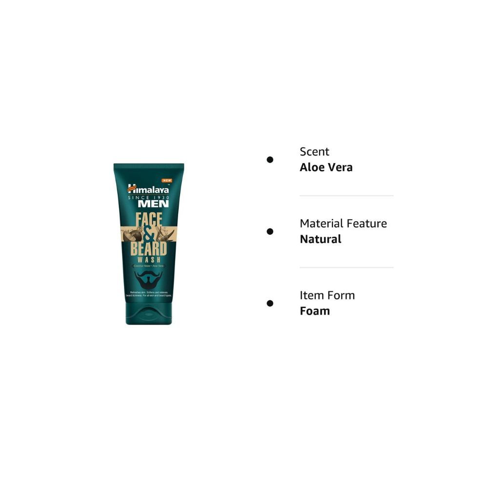 Himalaya Men Face And Beard Wash, 80ml