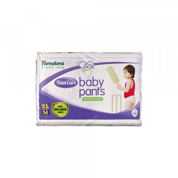 Himalaya Total Care Baby Pants Diapers, X Large (12 - 17 kg), 54 Count