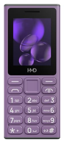 HMD 105 Keypad Phone with Built-in UPI App Phone Talker Long-Lasting Battery Wireless FM Radio  Purple
