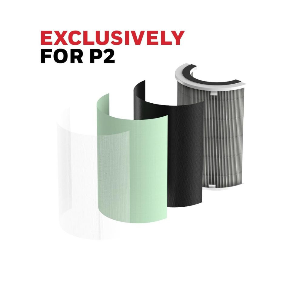 Honeywell Air Touch P2 3-in-1 Compound Filter with Pre-Filter HEPA H13 Filter  Activated Carbon Filter  Anti-Bacterial Removes 9999 AllergensPollutants PM25 VOCs Smoke Toxic FumesOdour