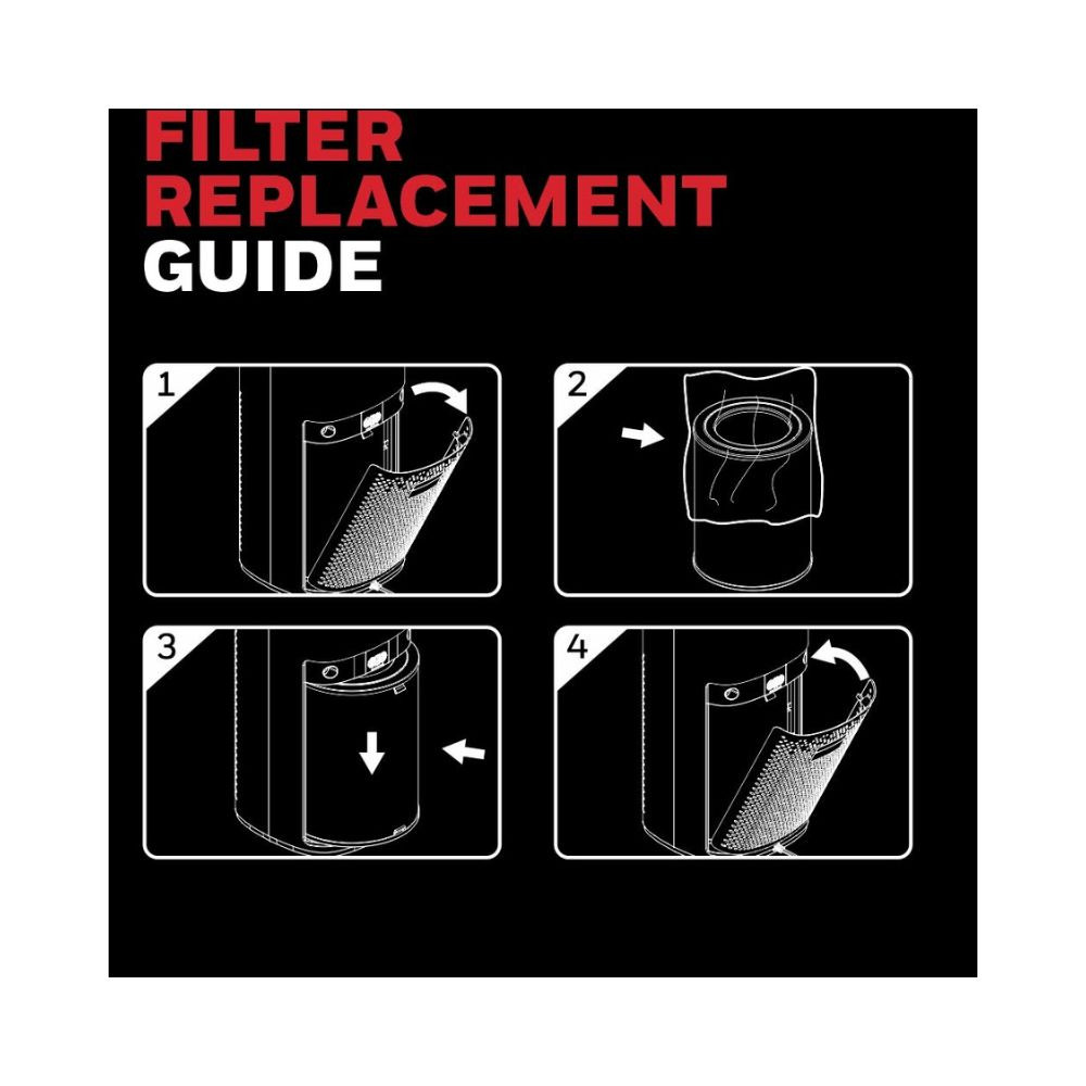 Honeywell Air Touch V3 Activated Carbon Filter  Removes Formaldehyde VOCs Smoke Toxic Fumes and Odour