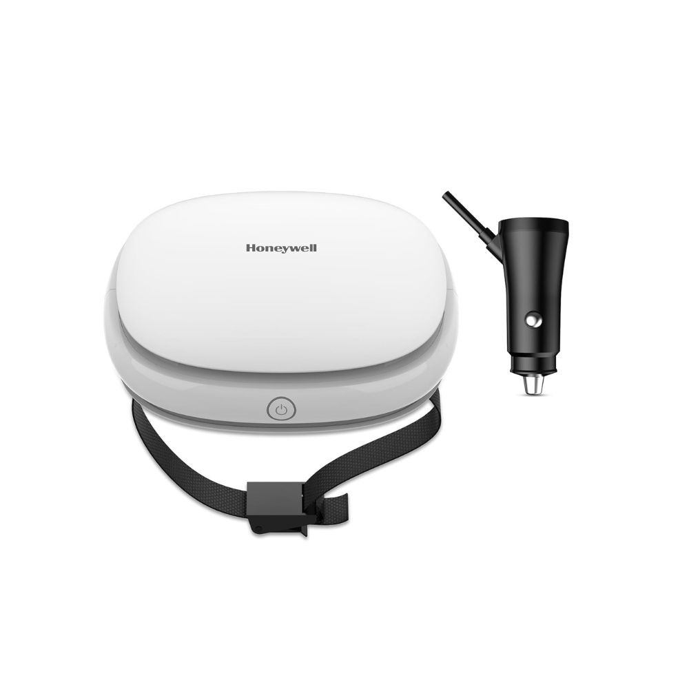 Honeywell Move Pure3 Car Air PurifierHepa filter Formaldehyde which removes 999 PM01 particles pollutantsallergiesdust  smokeCADR upto24 mh with 3xUSB ports2 Years Manufacturer Warranty
