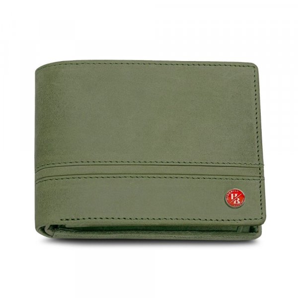 HORNBULL Eddie Green Leather Wallet for Men