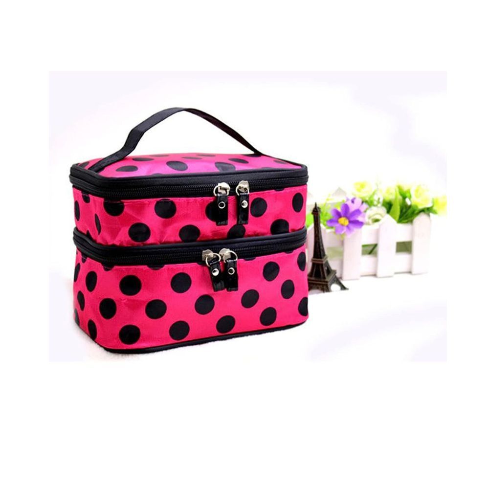 House of Quirk Small Travel Toiletry Bag, Portable Makeup Bags for Women Girls