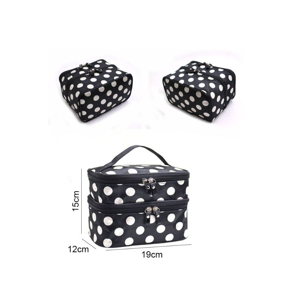 House of Quirk Small Travel Toiletry Bag, Portable Makeup Bags for Women Girls