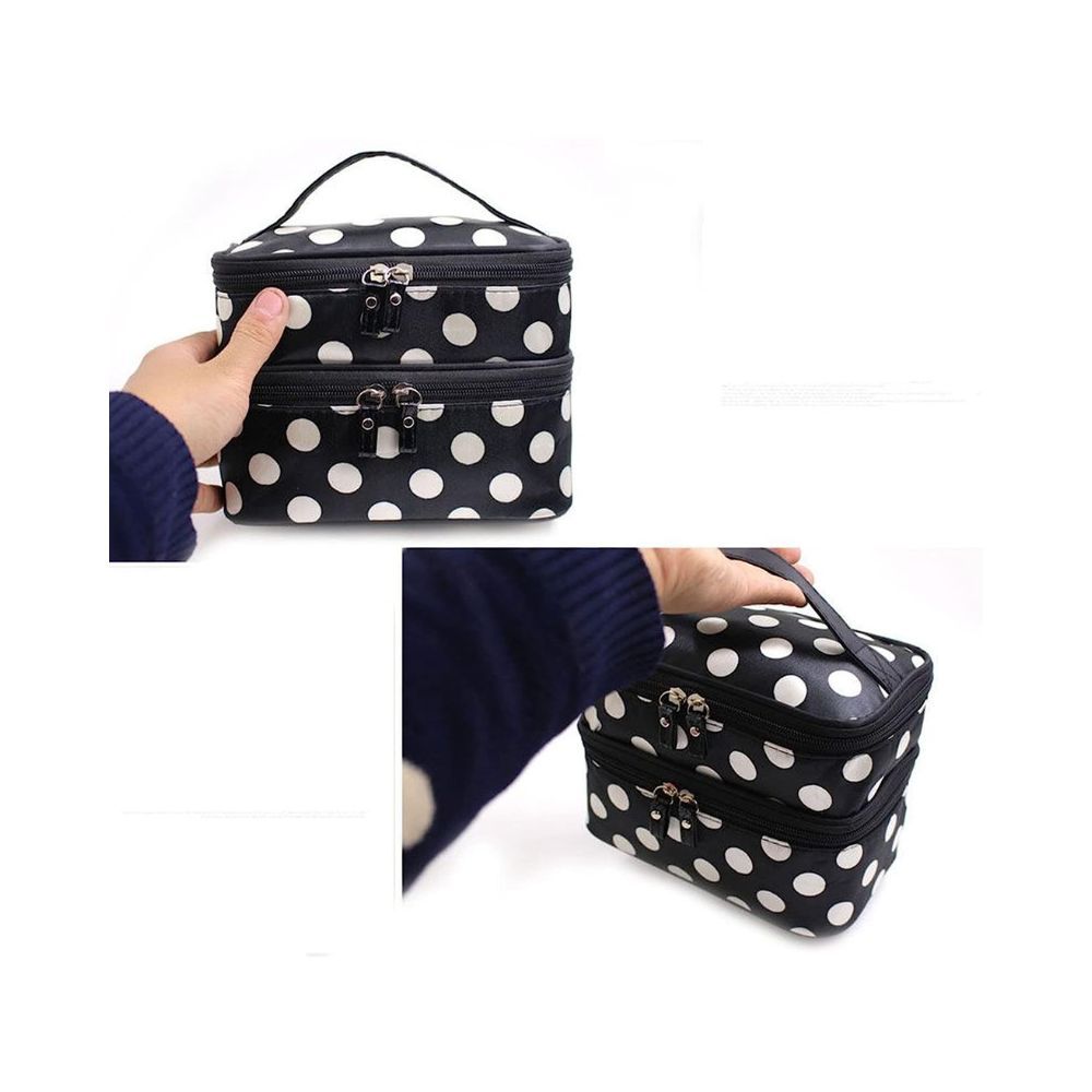 House of Quirk Small Travel Toiletry Bag, Portable Makeup Bags for Women Girls