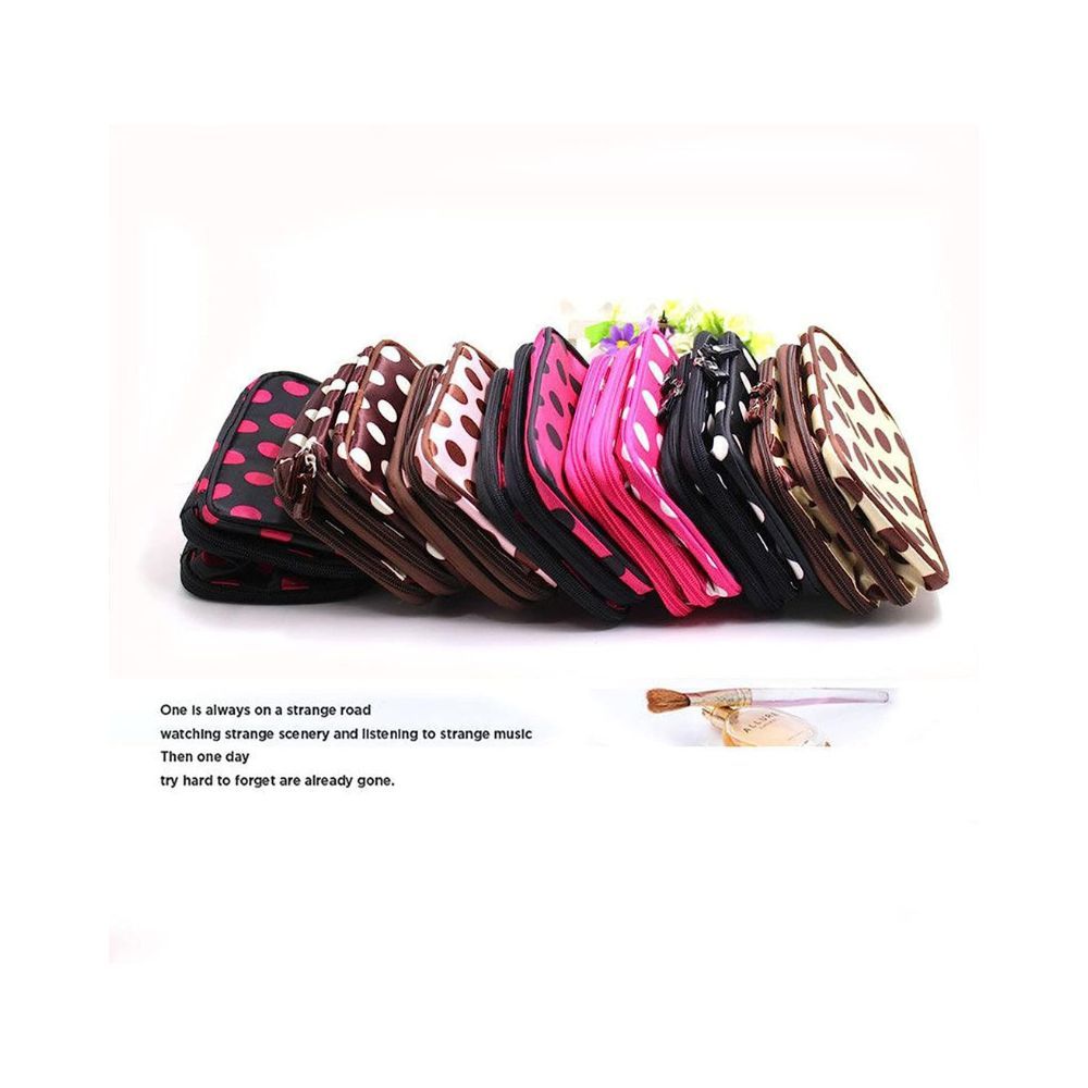 House of Quirk Small Travel Toiletry Bag, Portable Makeup Bags for Women Girls