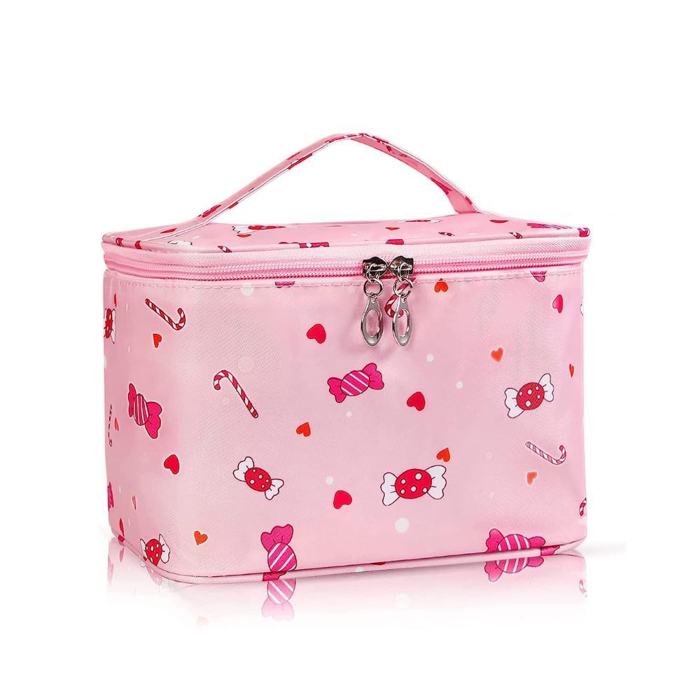 House of Quirk Travel Toiletry Bag, Portable Makeup Bags for Women Girls