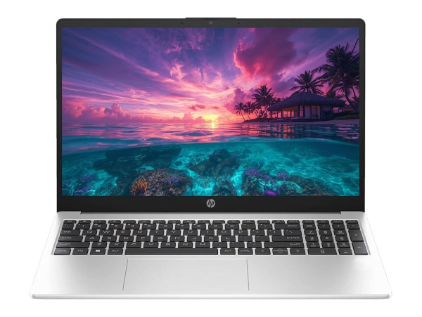 Image of HP 15 (2026), AMD Ryzen 3 Quad Core 7335U - (8 GB DDR5/512GB SSD DOS (MS Office/Windows not Installed) Thin and Light Laptop/15.6" /Turbo Silver/1.5kg