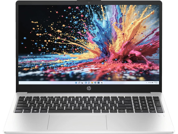 Image of HP 15 (2026), AMD Ryzen 5 Hexa Core 7535U - (8 GB DDR5/512 GB SSD/Radeon 660M Graphics/Windows 11 Home) Thin &amp; Light Business Laptop/15.6" FHD/Backlit + Fingerprint/Silver/Copilot Key/1.5kg/MSO 2024