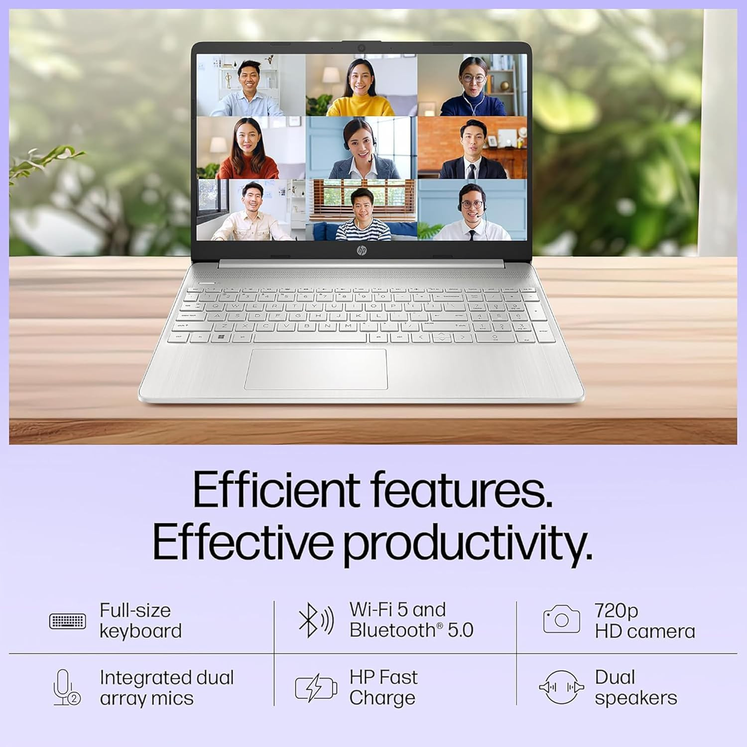 HP 15S Core I3 12Th Gen Intel8Gb Ram512Gb SsdFhdMs Office 21Windows 11156396CmSilver169 Kg Fy5011Tu Laptop