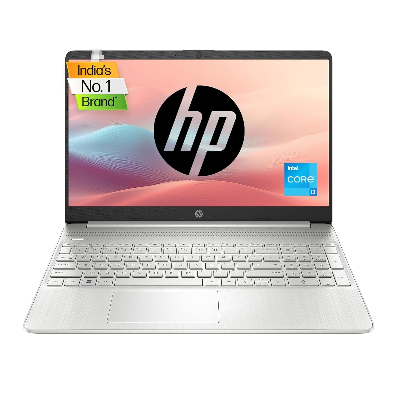 HP 15s Intel Core i3 12th Gen 8GB DDR4 RAM 512 GB NVMe M2 SSDWindows 11  MS Office2021  FHD 156 396 cm  Silver  169 kgDual Speakers fq5326TU  Laptop