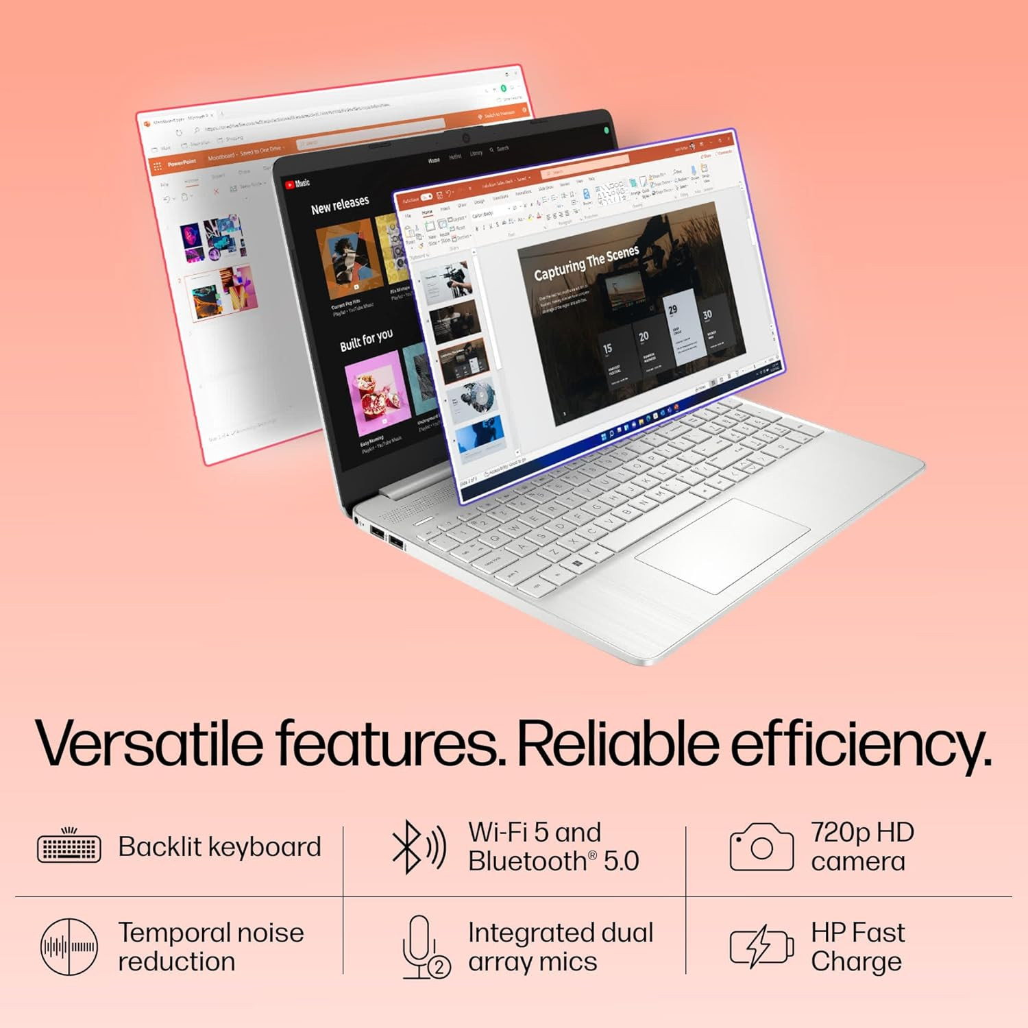 HP 15s Intel Core i5 12th Gen 16GB DDR4 RAM 512 GB NVMe M2 SSDWindows 11  MS Office2021  FHD 156 396 cm  Backlit KeyboardSilver  169 kgDual Speakers fq5330TU  Laptop