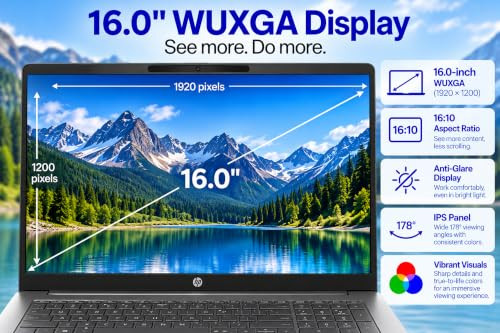 HP 16 2026 AMD Athlon Dual Core Silver 10 - 8 GB DDR5512 GB SSDAMD Radeon 610M GraphicsWindows 11 Pro Thin and Light Business Laptop160 WUXGA DisplaySilverCopilot Key15 KgMSO 2024 - Image 4