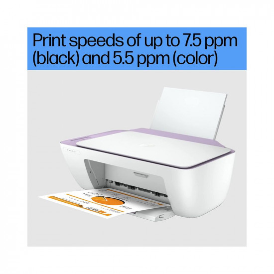 HP Deskjet 2331 Colour Printer, Scanner and Copier for Home/Small Office, Compact Size, Reliable, Easy Set-Up Through HP Smart App On Your Pc Connected Through USB, Ideal for Home.