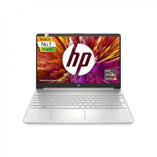 HP Laptop 14s, AMD Ryzen 5 5500U, 14-inch (35.6 cm), FHD, 8GB DDR4, 512GB SSD, AMD Radeon Graphics, Backlit KB, Thin & Light, Dual Speakers (Windows 11 Home, MSO 2019, Silver, 1.46 kg), fq1092AU